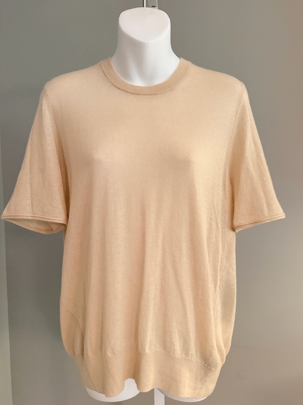 ZADIG & VOLTAIRE Soft Cashmere Sweater w/ Perforated Logo Details M NWT $298!!